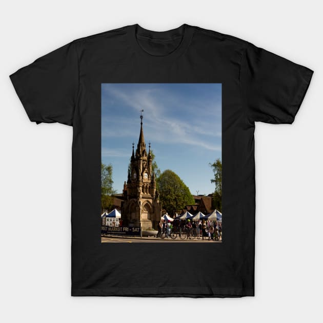 Shakespeare Memorial Fountain and Clock Tower T-Shirt by jasminewang